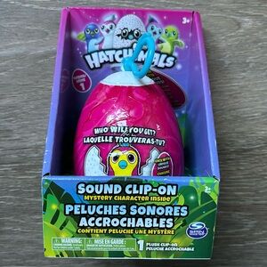 Hatchimals Sound Clip-On Keychain Mystery Character Inside Series 1